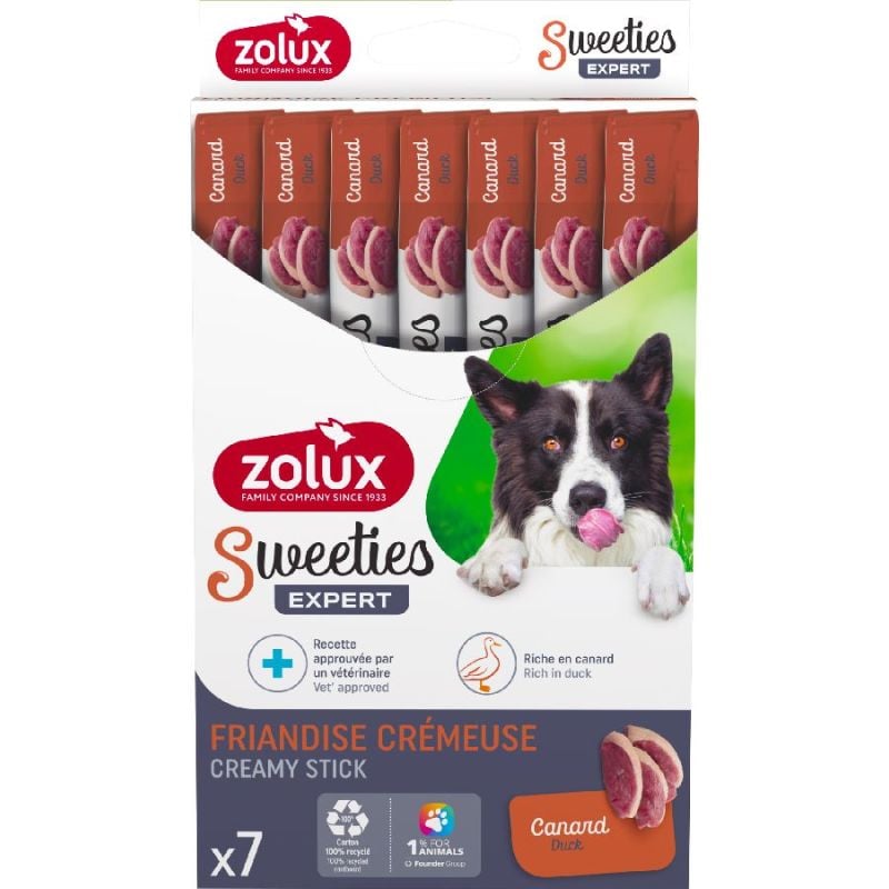 Sweeties chien canard x7 - 91gr