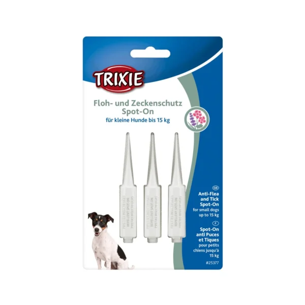 Protection anti-tiques et puces Spot-On pour petits chiens