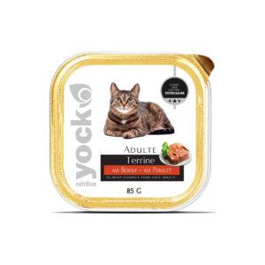 YOCK NUTRITION TERRINE 85G BOEUF/POULET