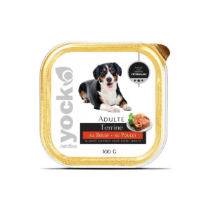 YOCK NUTRITION TERRINE 100G BOEUF/POULET