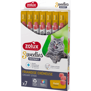 SWEETIE CHAT POULET X7 98G