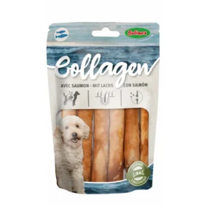 STICK COLLAGEN 13CM SAUMON X10