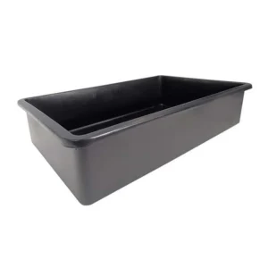 BASSIN RECTANGLE NOIR 478L