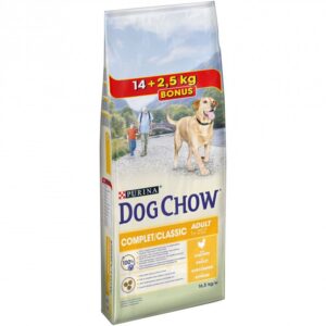 DOG CHOW ADULT COMPLET POULET 14KG+2 KG