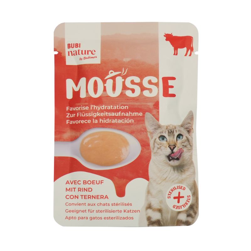 BUBI NATURE MOUSSE BOEUF 50G