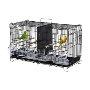 Cage oiseau double 60x42x40