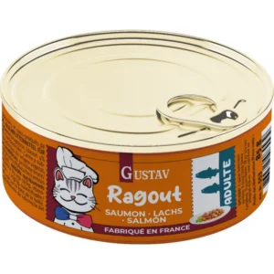 GUSTAV ADULTE RAGOU SAUMON 85G