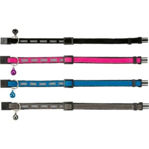 COLLIER CHAT REFLECHISSANT VELOUR