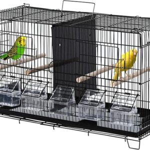 Cage oiseau double 60x42x40