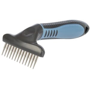 DEMELEUR POILS LONGS 7*14 GRIS/BLEU