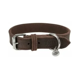 Collier Pour Chien Trixie Rustic Brun Foncé M 37-44 Cm