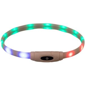 COLLIER FLASH LUMIMEUX USB XS-XL MULTICOLOR