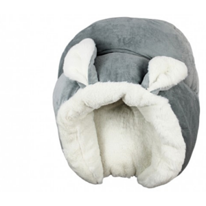 Refuge lapin douillet - GRIS - chien - 35X30X10 - Mon ami Luki