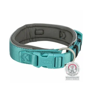 Collier Pour Chien Trixie Premium Aqua/Graphite M/l 40-48 Cm