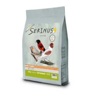 Microbilles SERINUS Wet & Dry 25/18 pour canaris et petits oiseaux 800gr