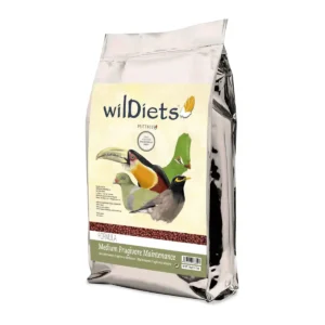 Wild Diets medium maintenance 3kg, Nourriture d'entretien pour psittacidés frugivores moyens PSITTACUS
