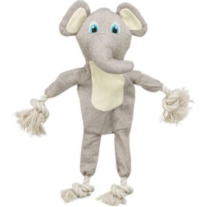 ELEPHANT AVEC CORDE 42CM
