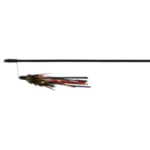 CANNE PECHE PLUME CUIR 50CM