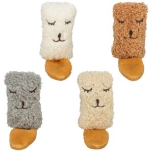 PELUCHE VISAGE HERBE CHAT 17CM