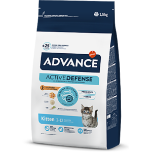 ADVANCE KITTEN CROQUETTES POULET 1,5KG POUR CHATONS