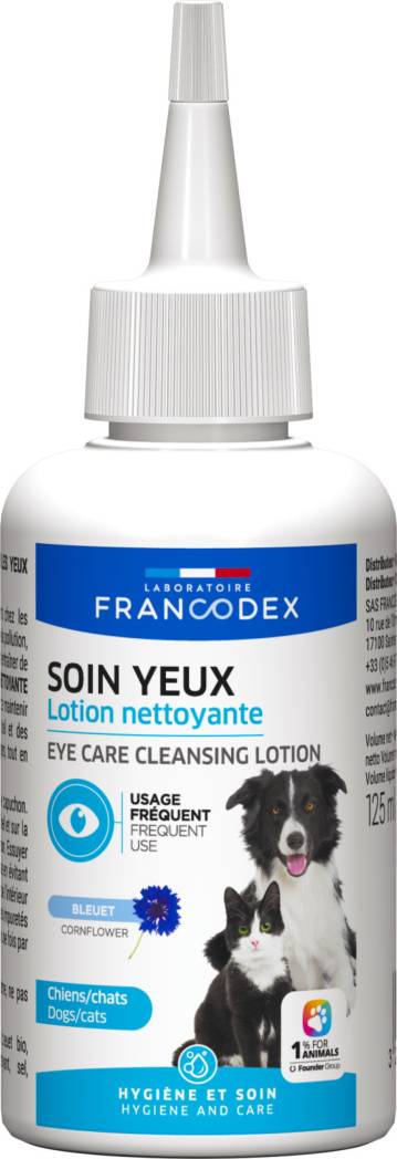NETTOYANT YEUX CHIEN/CHAT 125ML