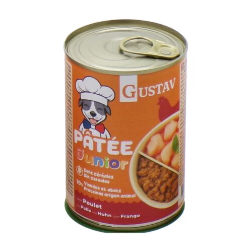 GUSTAV JUNIOR PATEE POULET 400G