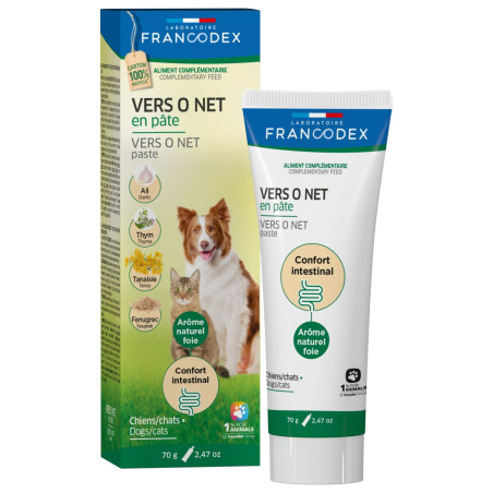 VERS O NET PATE CHIEN/CHAT 70G