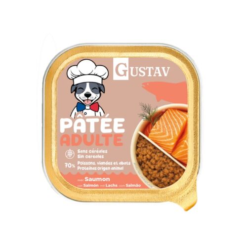 GUSTAV ADULTE SAUMON 150G