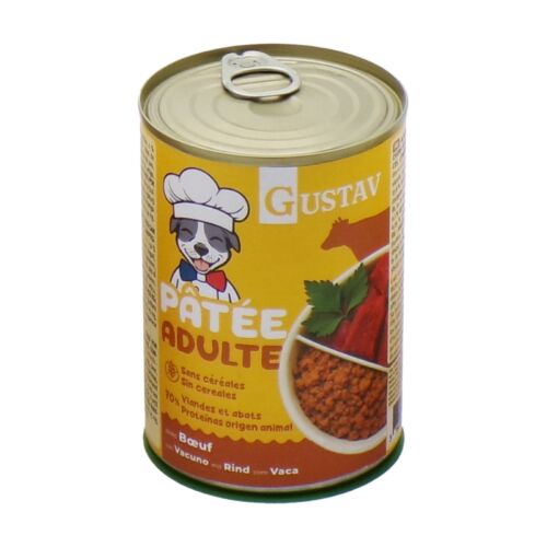 GUSTAV ADULTE BOEUF 400G