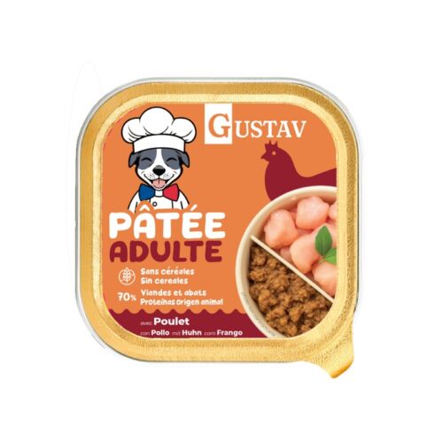 GUSTAV ADULTE POULET 150G