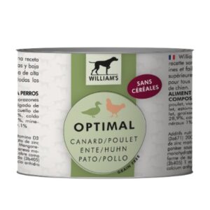 WILLIAM'S OPTIMAL CANARD/POULET 200G