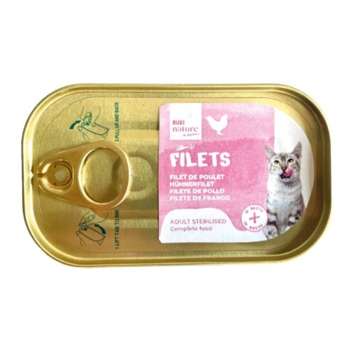 BUBI NATURE STERILISE POULET 85G