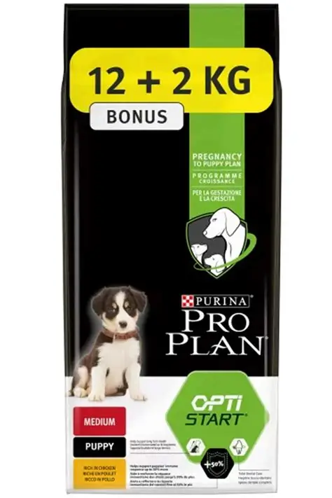 PROPLAN MEDIUM PUPPY 12KG+2KG