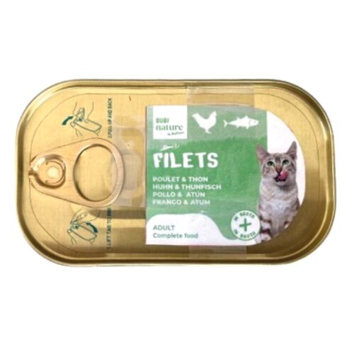 BUBI NATURE POULET/THON 85G