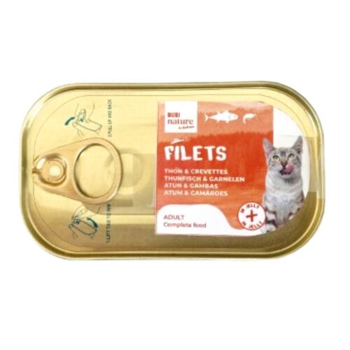 BUBI NATURE THON/CREVETTE 85G