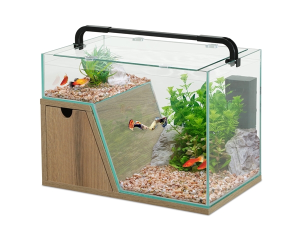 AQUARIUM MAYA 20L BOIS/GRIS