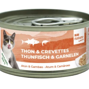 BUBI NATURE THON/CREVETTE 140G