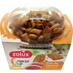 CRUNCHY CUP CAT CANARD 80G