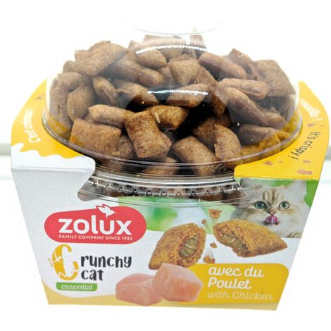 CRUNCHY CUP CAT POULET 80G