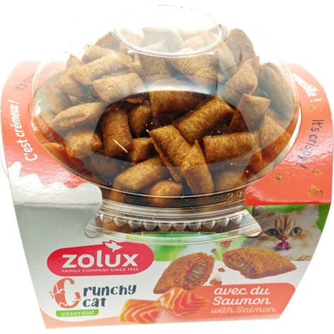 CRUNCHY CUP CAT SAUMON 80G