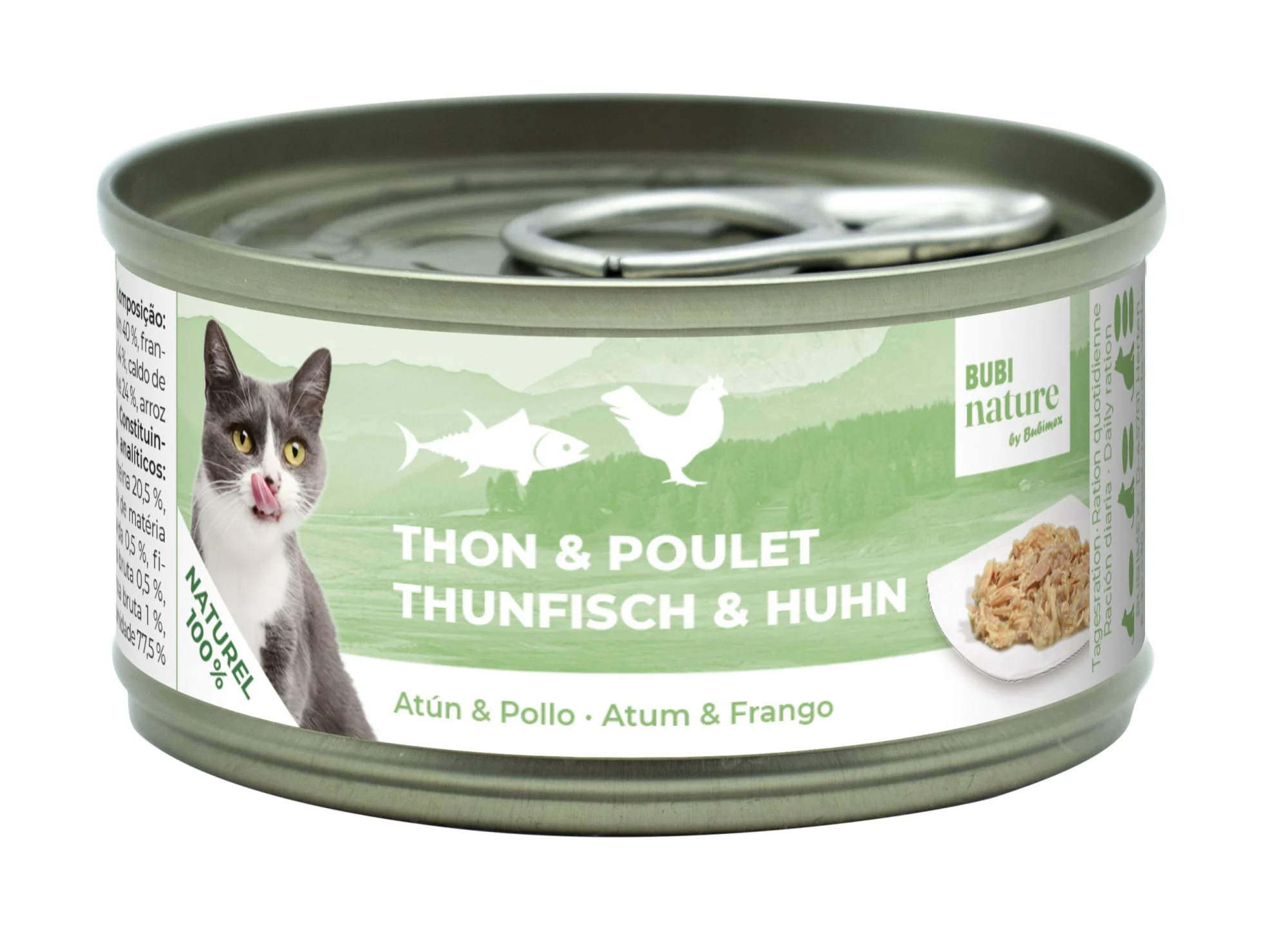 BUBI NATURE THON/POULET 140G