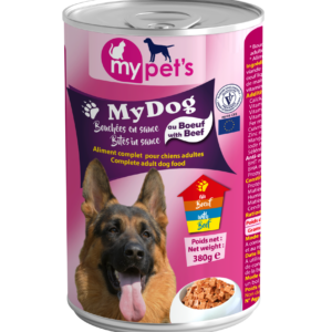MY PETS DOG BOEUF 380G