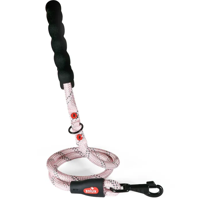 LAISSE CORDE 2M 13MM ROSE