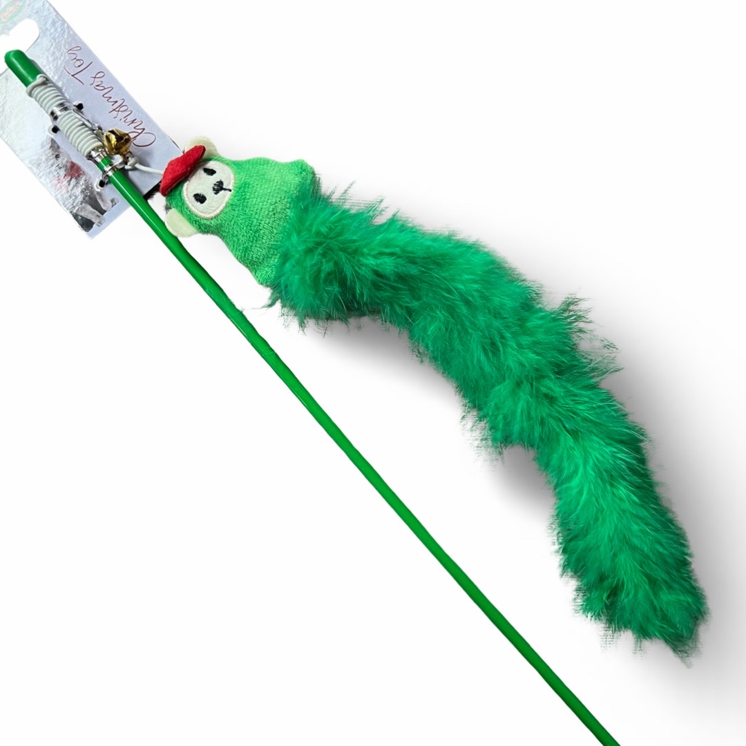 CANNE A PECHE RUBAN PELUCHE L28
