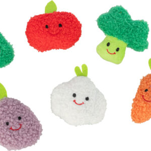 PELUCHE FRUITS LEGUMES 8-11CM