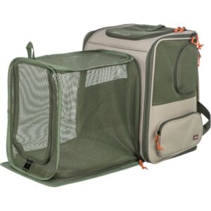 SAC A DOS ROCCO 40*42 BEIGE/VERT