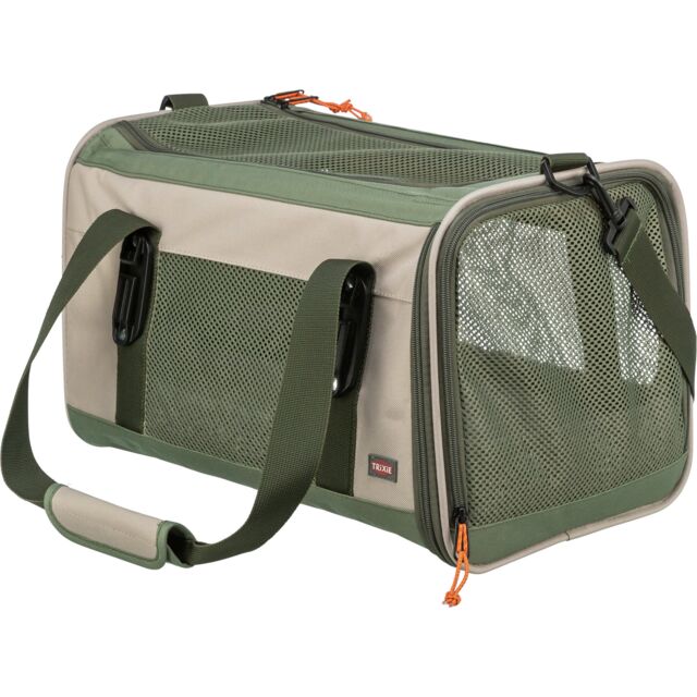 SAC MARLON 27*27 BEIGE/VERT