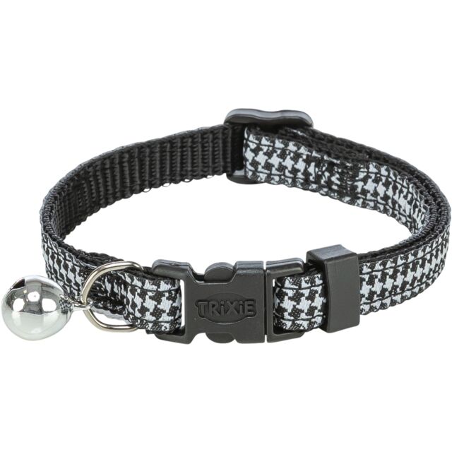 COLLIER CHAT PIED POULE 20-30CM