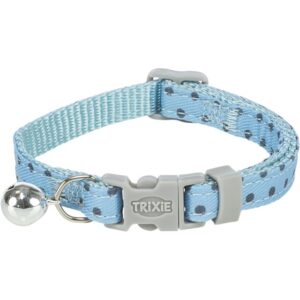 COLLIER CHAT POINT 20-30CM BLEU