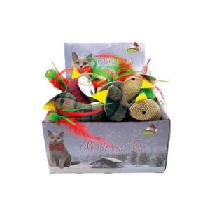 PELUCHE OISEAU TARTAN 13*7